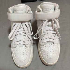 YSL Lax Hi-Top Sneakers - US 6 / EU 39 - Worn Once!